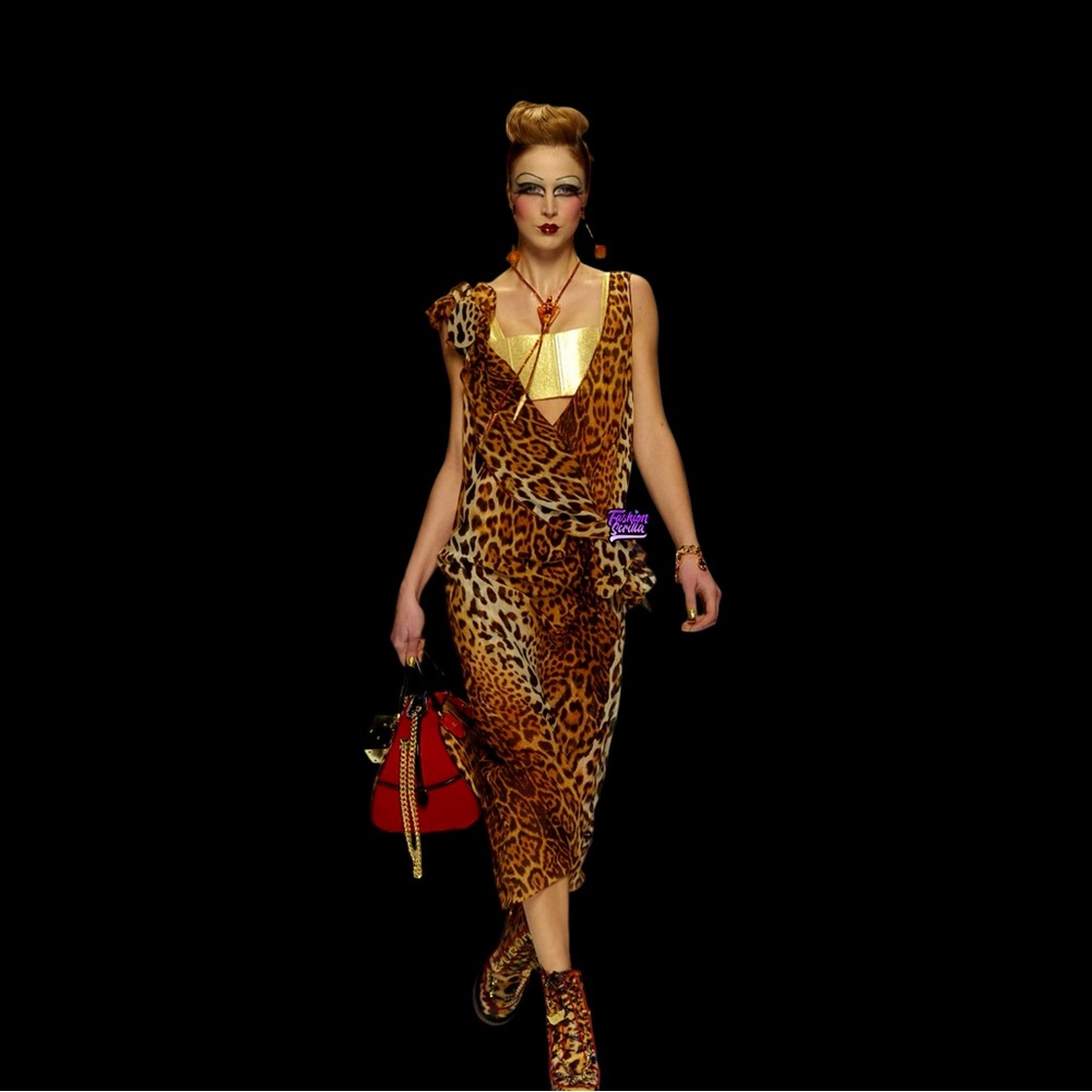Dior John Galliano 2000s Archive Gambler Collection
Ombré Leopard Lingerie Set - Picture 8 of 16